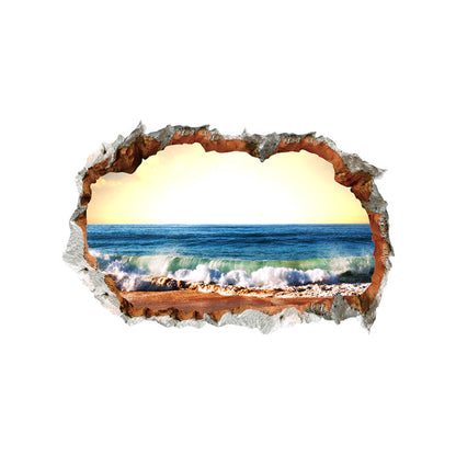 Adesivo paesaggio spiaggia