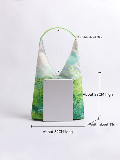 Borsa Spalla Dipinto Grano