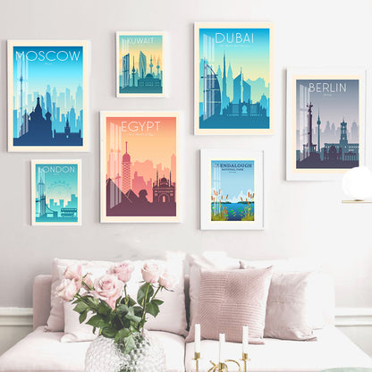 Quadro tela tema viaggio