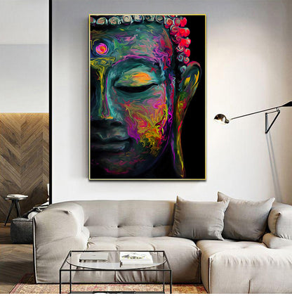 Quadro Buddha astratto