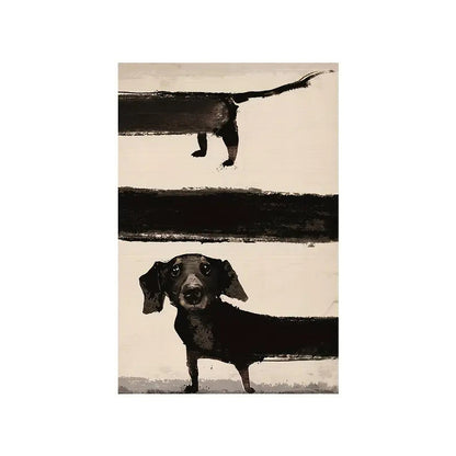 Quadro cane moderno