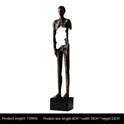 Scultura astratta resina