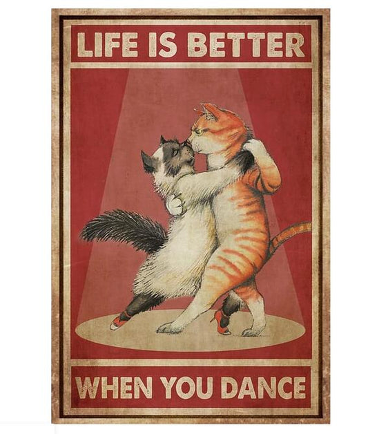 Quadro su tela Gatto