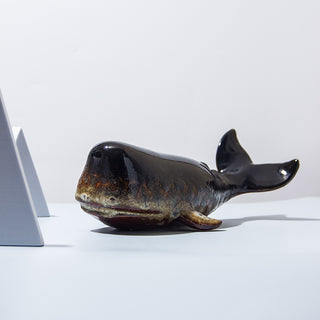 Ornamento ceramica balena