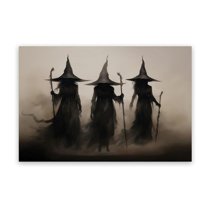 Quadro strega Halloween