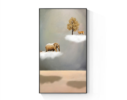 Quadro barca astratta