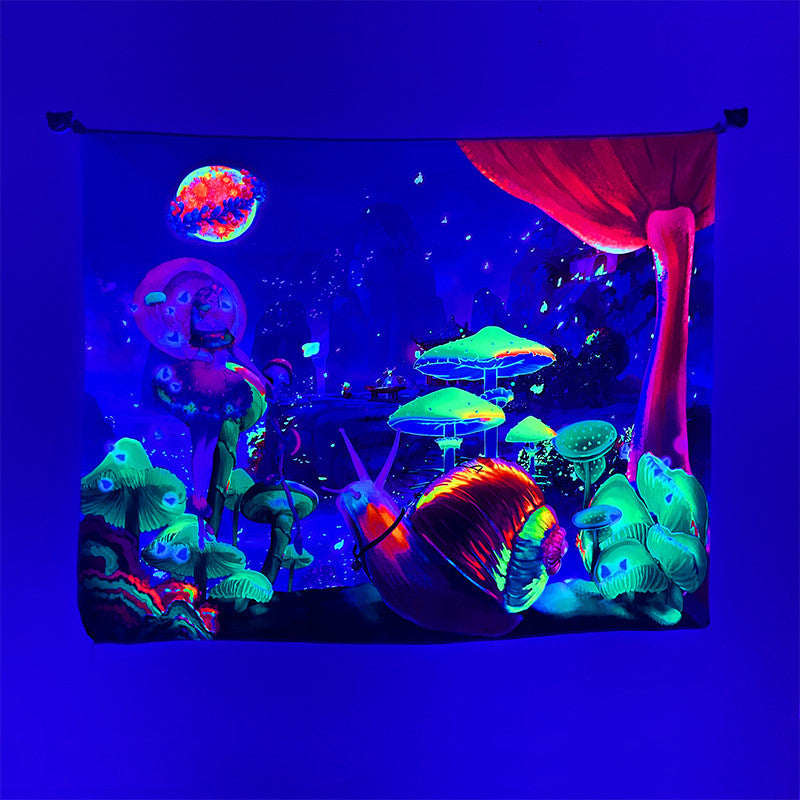 Arazzo minimalista neon