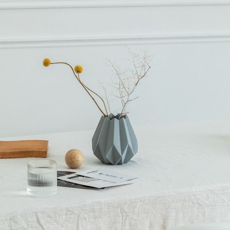 Vaso ceramica origami
