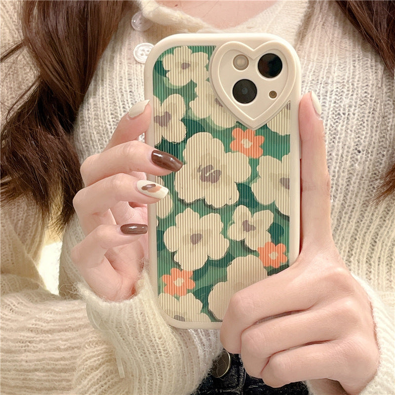Custodia Telefono Fiori Dipinti