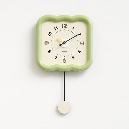 Orologio da parete Ondulati crema
