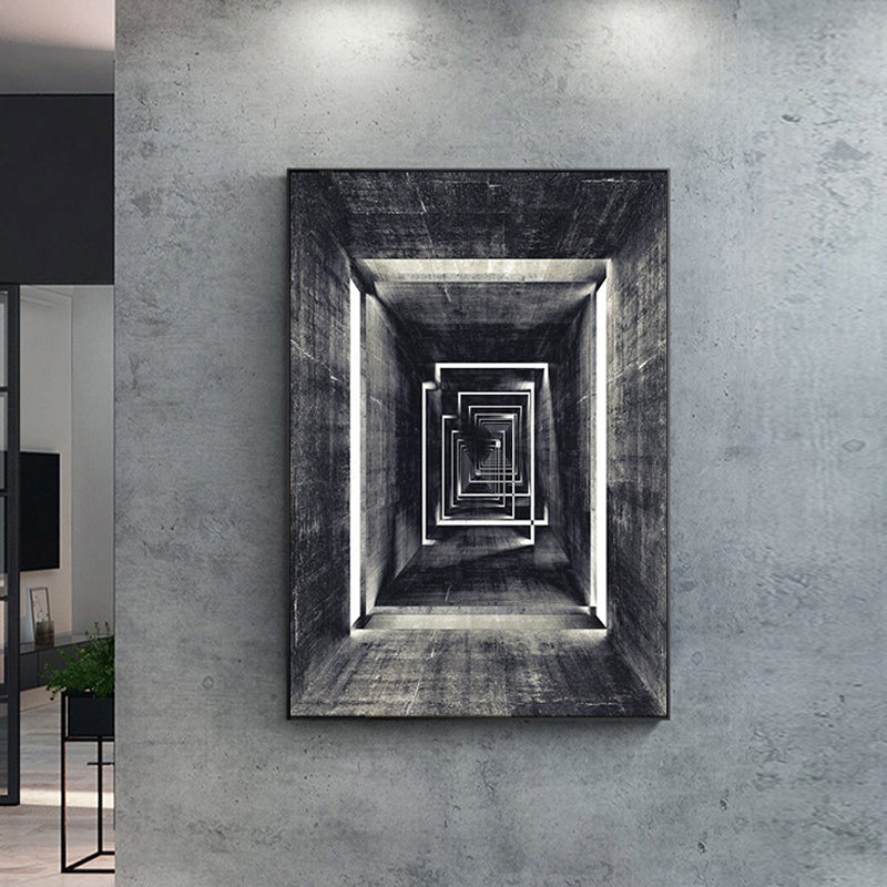 Quadro architettura bianco e nero