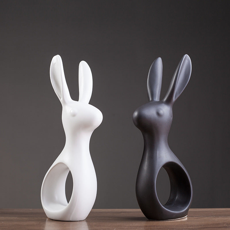 Coniglio ceramica in stile nordico