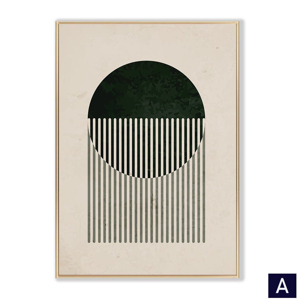 Quadro nero astratto