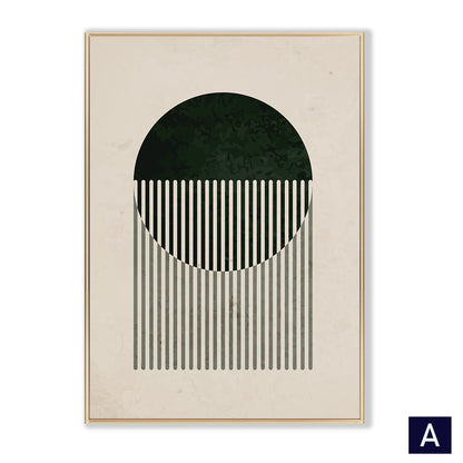Quadro nero astratto