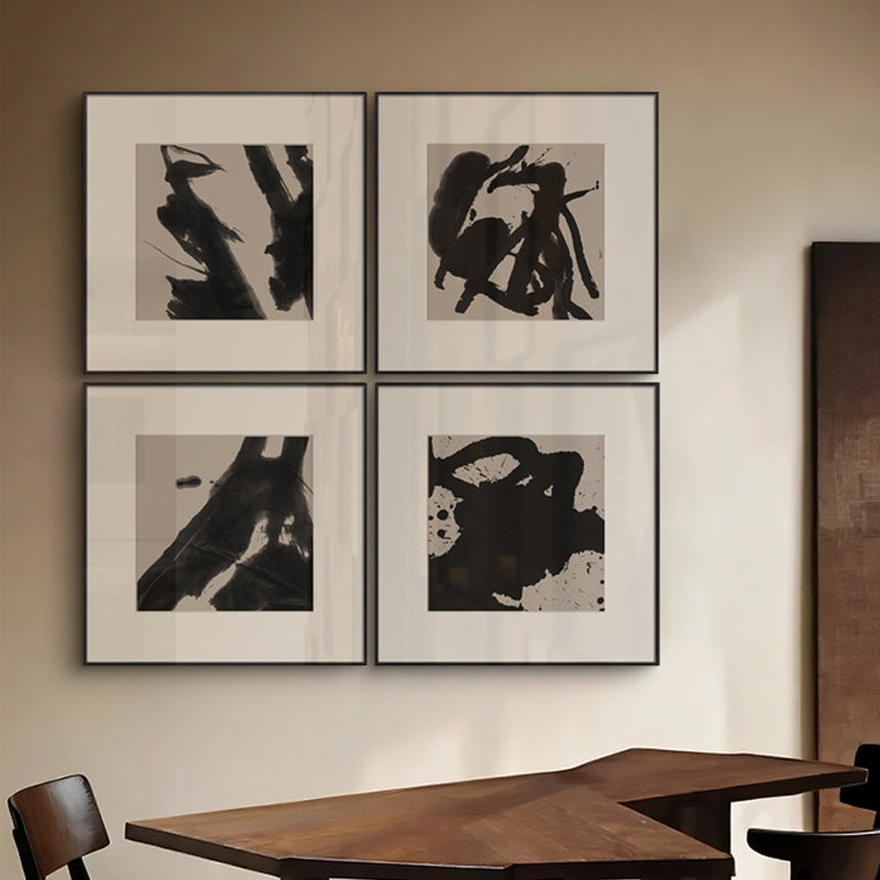 Quadro astratto ad inchiostro
