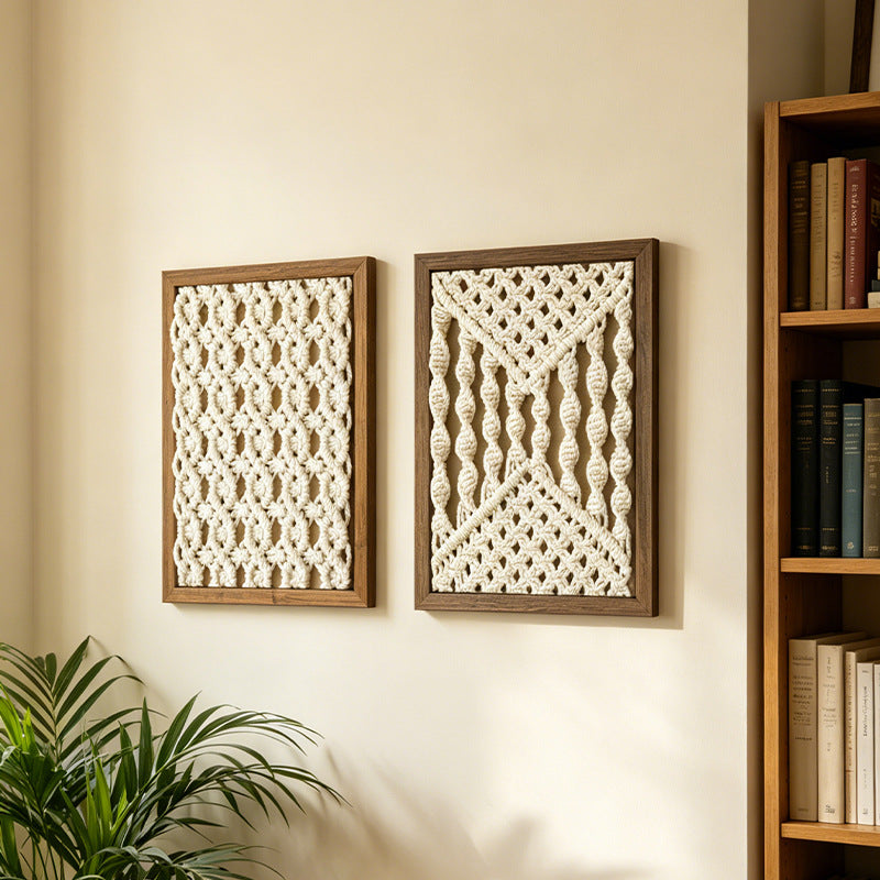Decorazione tessuta in cotone