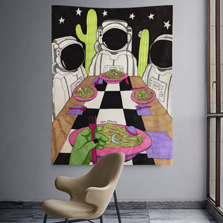 Arazzo Astronauta e mandala