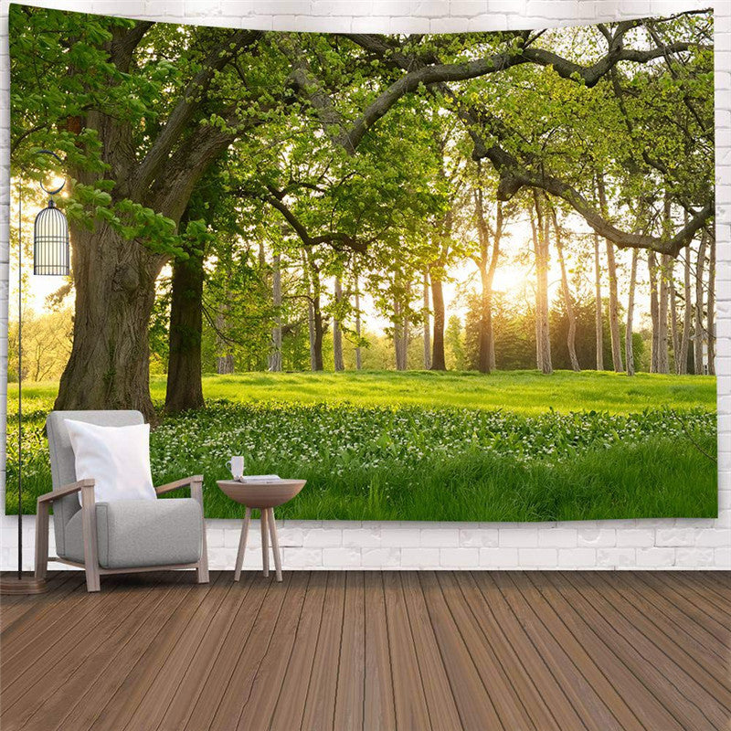 Arazzo Foresta Montagne