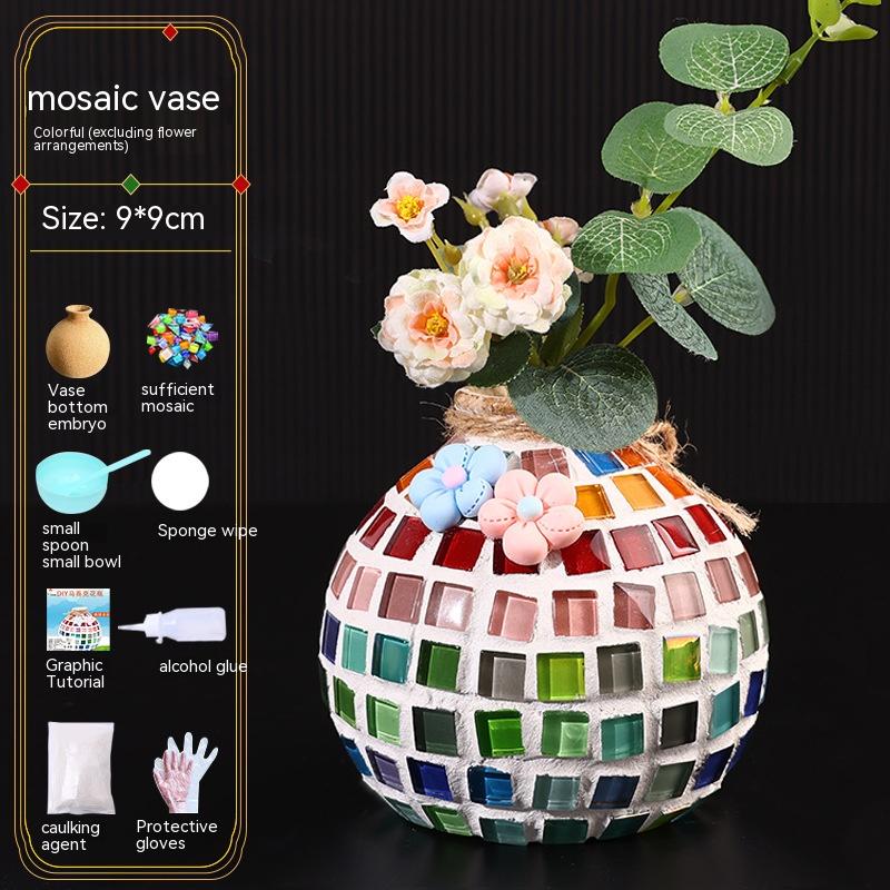 Vaso mosaico fai da te