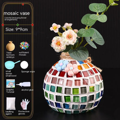 Vaso mosaico fai da te
