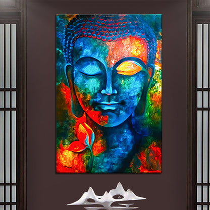 Quadro Buddha olio