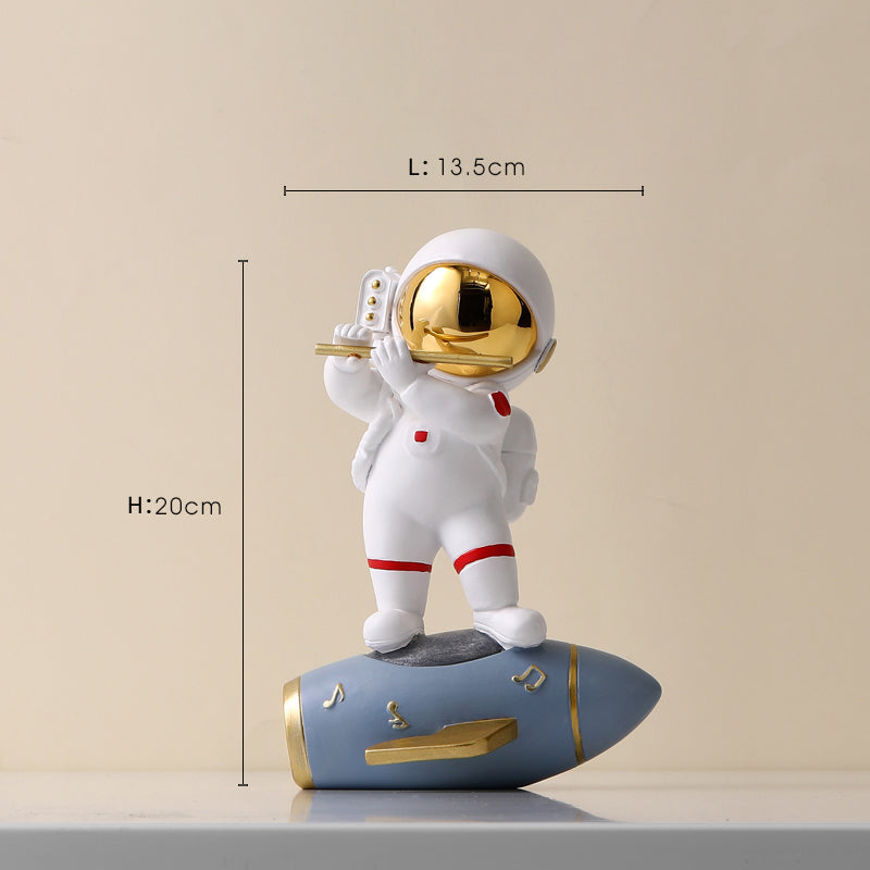 Figurina astronauta resina