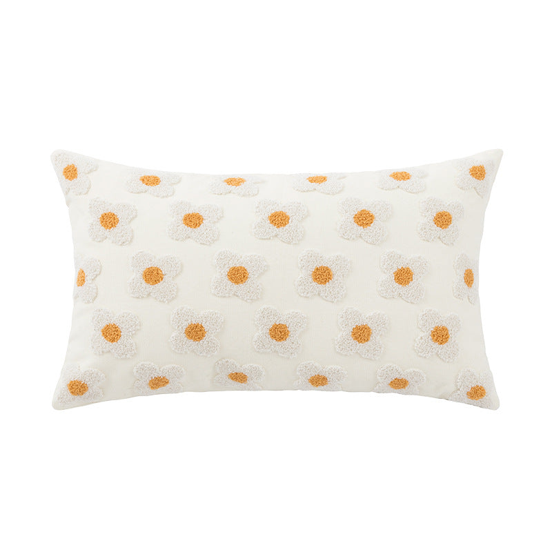 Cuscino ricamato stile nordico