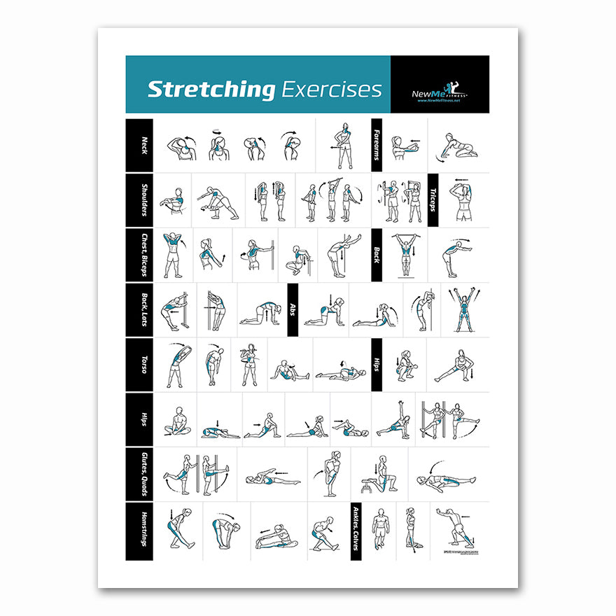 Poster Guide esercizi con vari attrezzi