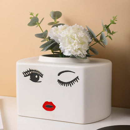 Vaso ceramica dipinto