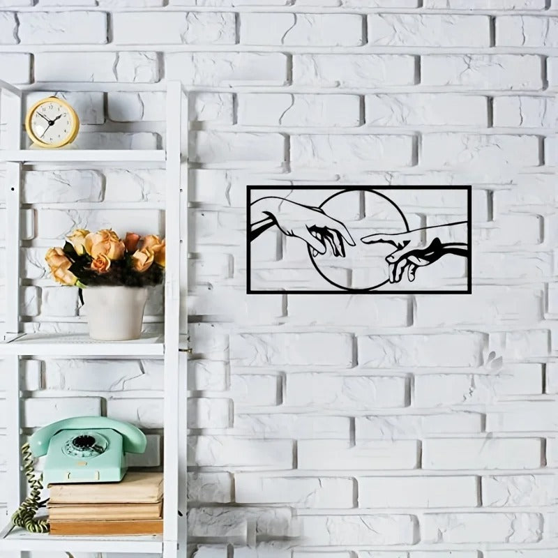 Decorazione metallo nero