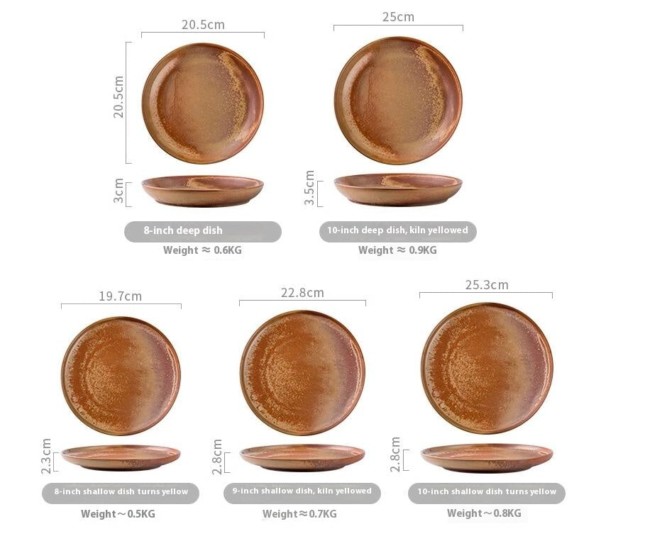 Piatto ceramica retrò