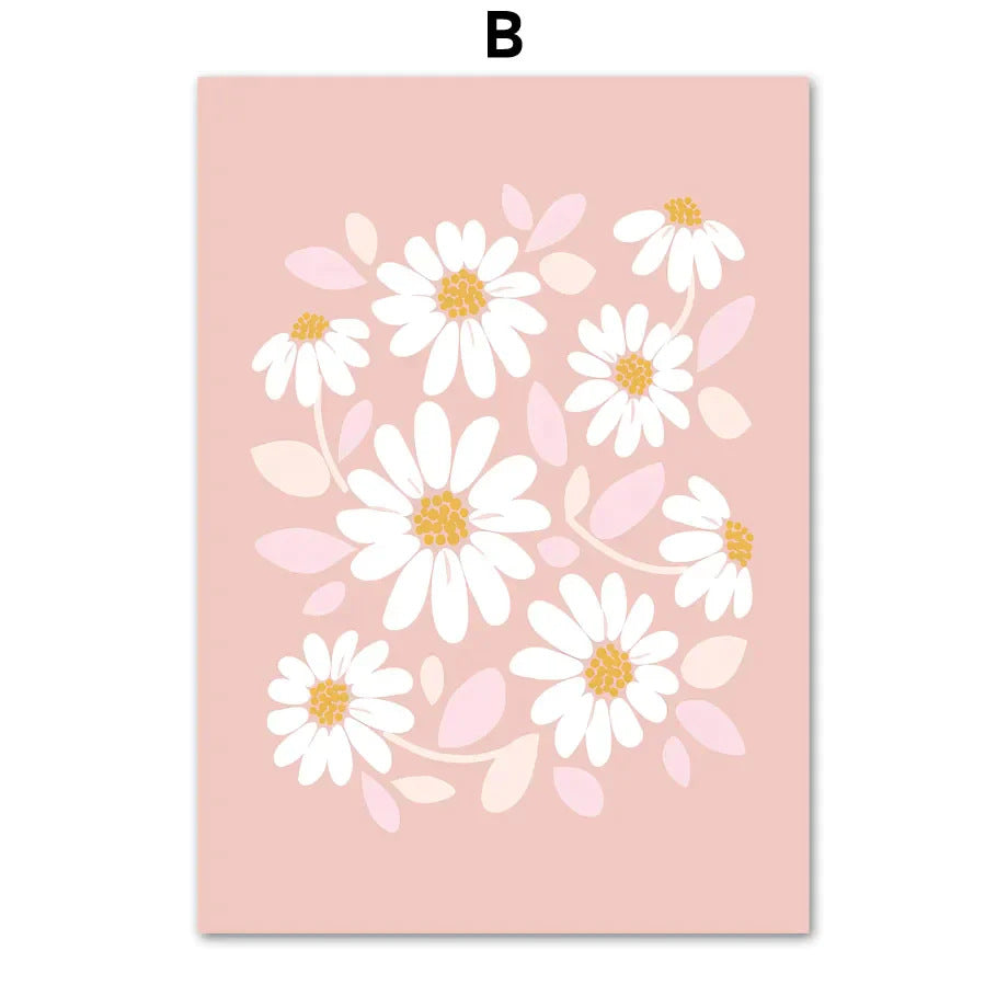 Quadro fiori arcobaleno