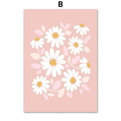 Quadro fiori arcobaleno