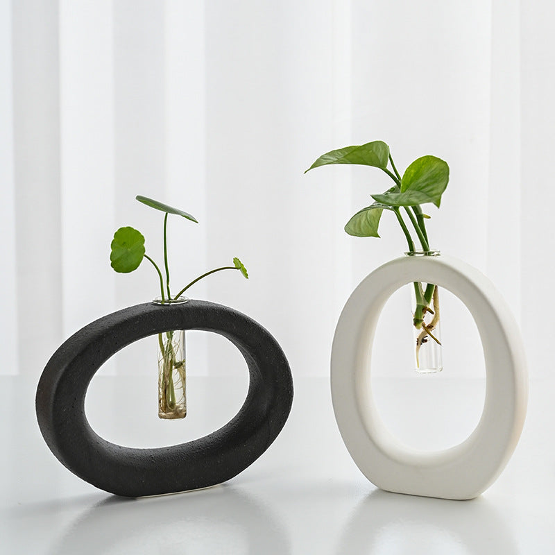 Vaso idroponico geometrico