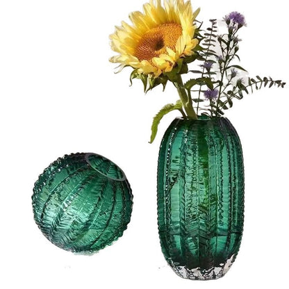 Vaso cactus in vetro