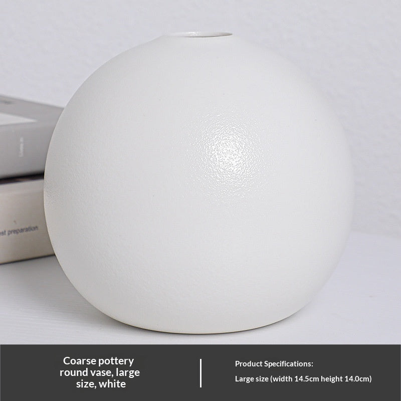 Vaso sferico ceramica nordico