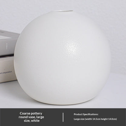 Vaso sferico ceramica nordico