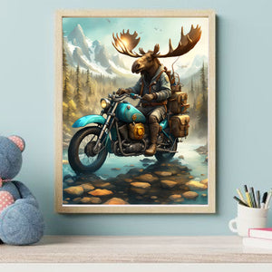 Poster animali bagno