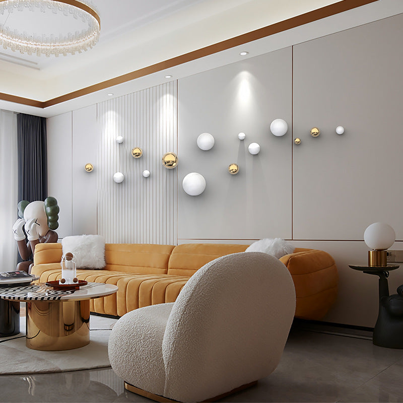 Decorazione parete acciaio