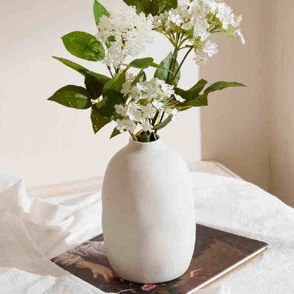 Vaso ceramica bianco