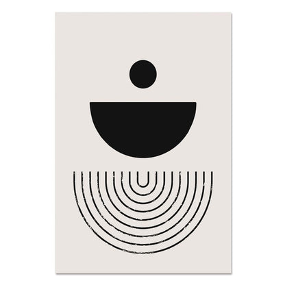 Poster Forme circolari geometriche