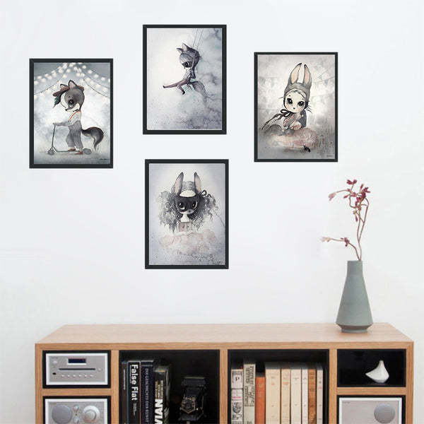 Quadro coniglio camera bimbi