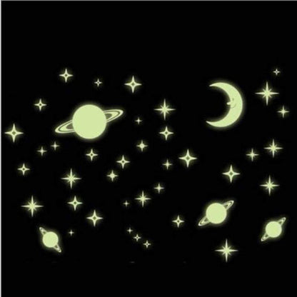 Adesivo stelle fluorescente