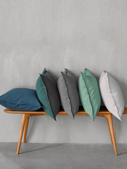 Federa cuscino cotone lino stile industriale