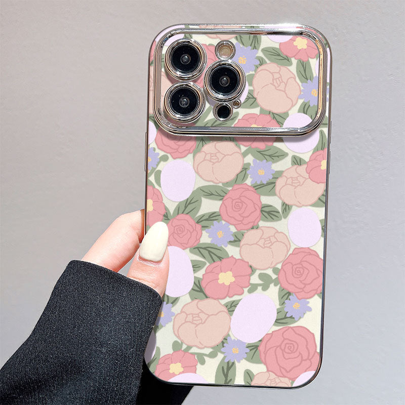 Custodia Telefono Fiori Dipinti
