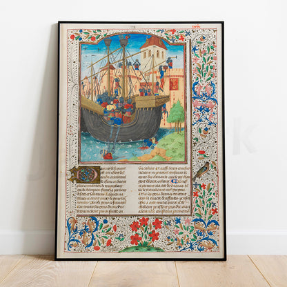 Quadro Battaglia Medievale