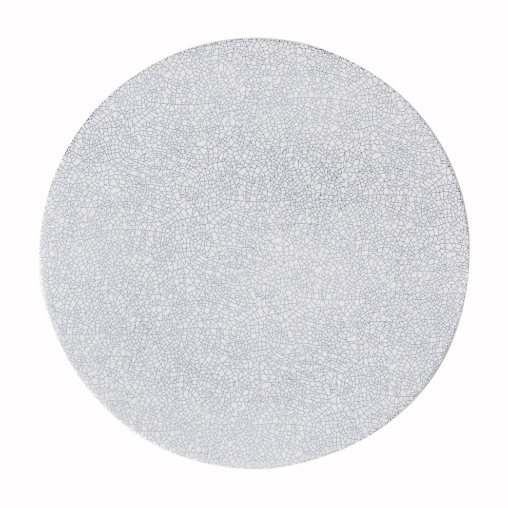 Piatto ceramica bianco opaco