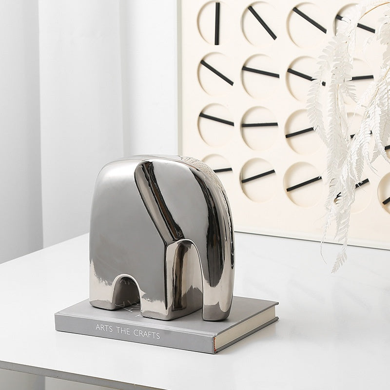 Scultura elefante in ceramica