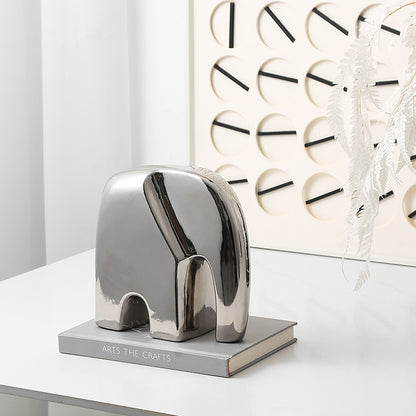 Scultura elefante in ceramica
