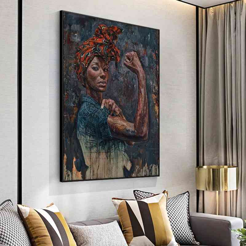 Quadro donna africana